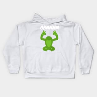 Yoga frog Kids Hoodie